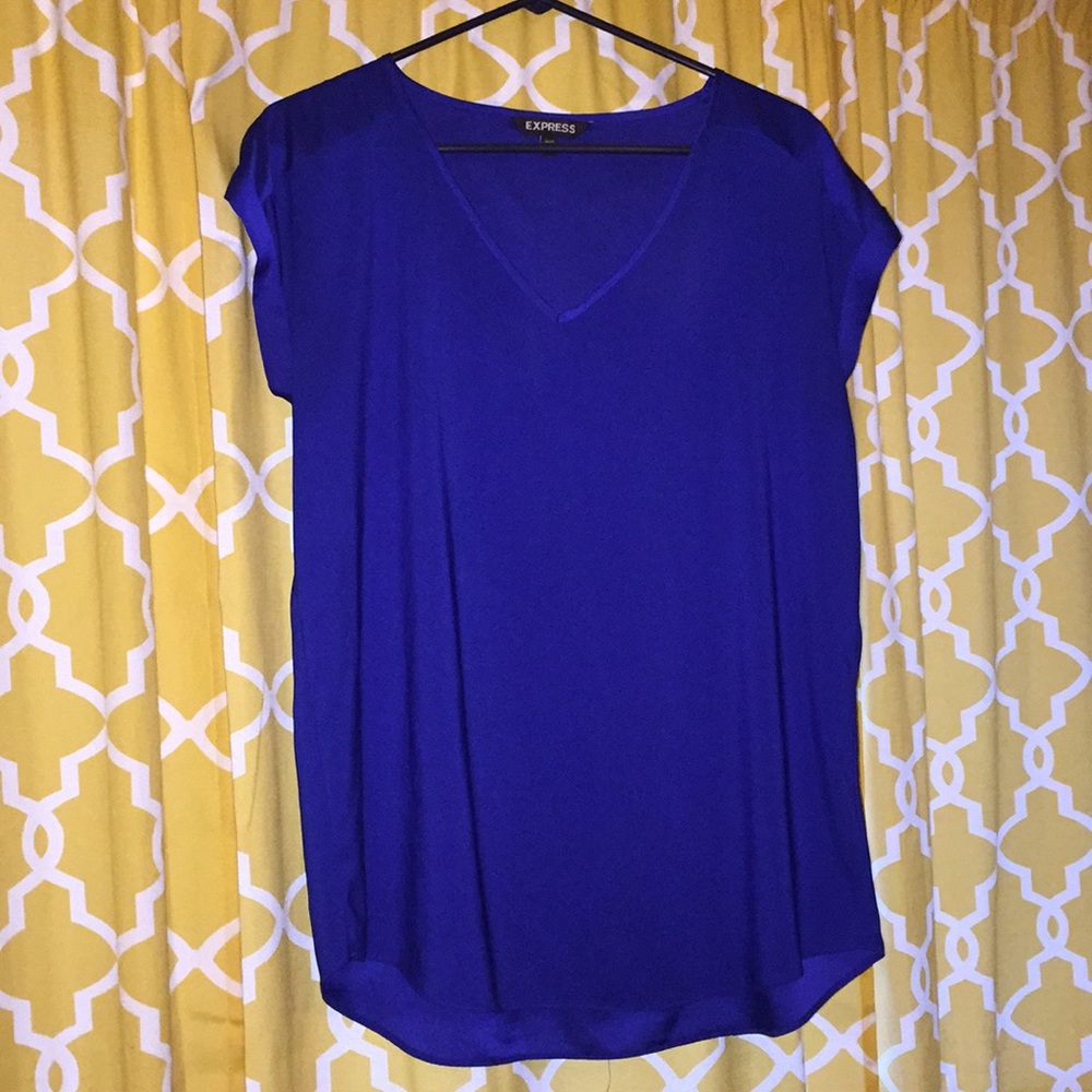 Express blue tee